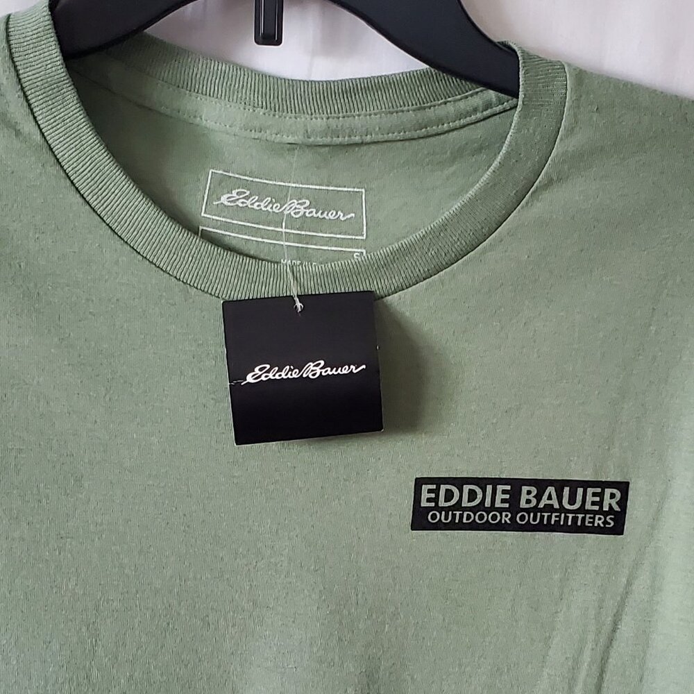 SALE!!! NWT! -2 Eddie Bauer Outdoor Outfitters Men's Crew Shirts Size: S - Picture 9 of 10